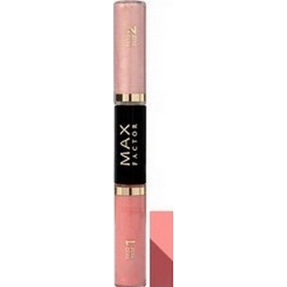 Max Factor Nailfinity Colour & Gloss rúž a lesk 500 Shimmering Pink 2 x 3 ml