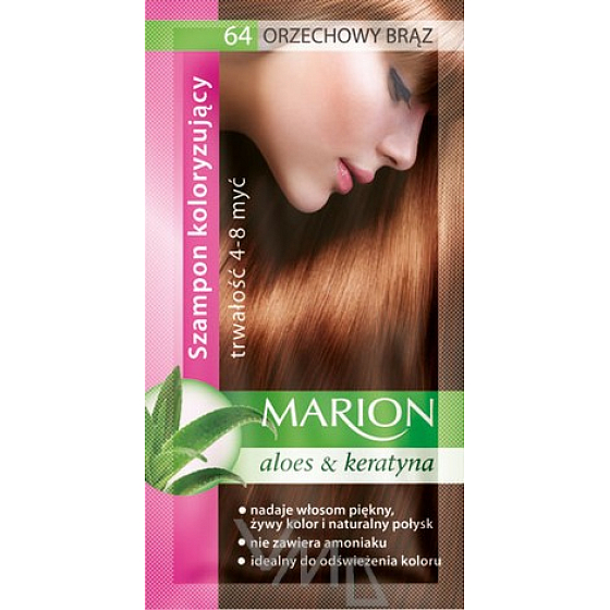 Marion Tónovací šampón 64 Orechovo hnedá 40 ml
