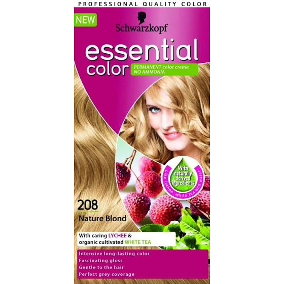 Schwarzkopf Essential Color dlhotrvajúca farba na vlasy 208 Prírodne plavá