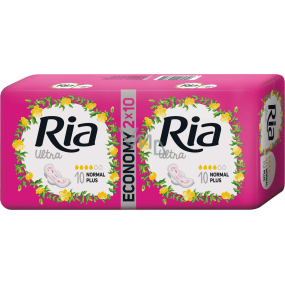 Ria Ultra Normal Plus hygienické vložky 2 x 10 kusov