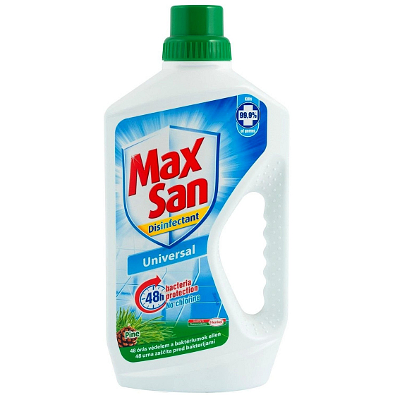 Max San Universal Pine univerzálny čistič ochrana proti baktériám 1 l