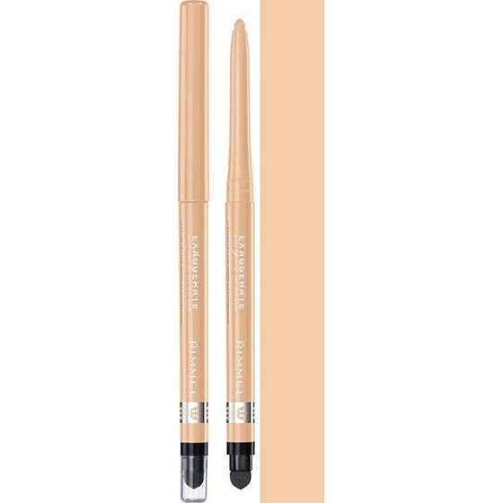 Rimmel London Exaggerate automatická vodeodolná ceruzka na oči 213 In The Nude 0,28 g