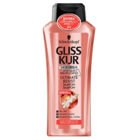 Gliss Kur Ultimate Resist šampón pre slabé, vyčerpané vlasy 400 ml