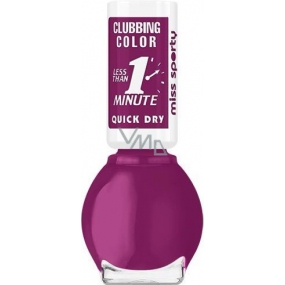 Miss Sporty Clubbing Color lak na nechty 081 Wild Purple 7 ml