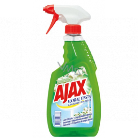 Ajax Floral Fiesta Spring Flowers Sklá čistiaci prostriedok, rozprašovač 500 ml