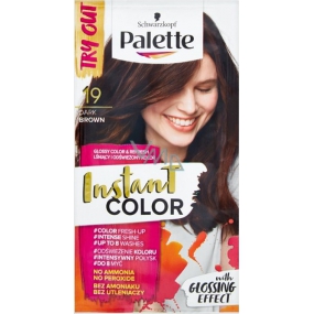 Palette Instant Color postupne zmývateľná farba na vlasy 19 Tmavo hnedý 25 ml