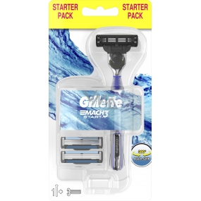 Gillette Mach3 Start holiaci strojček + náhradné hlavice 2 kusy pre mužov