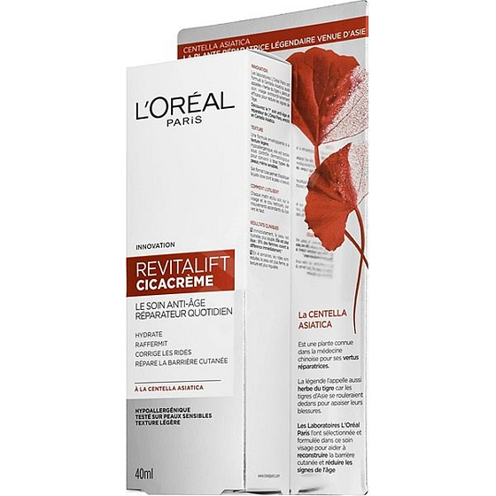 Loreal Paris Revitalift Cica Cream denný krém proti starnutiu, redukciu vrások a spevnenie pleti 40 ml