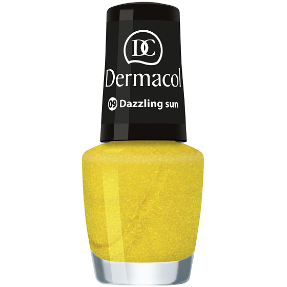 Dermacol Nail Polish Mini Summer Collection lak na nechty 09 Dazzling Sun 5 ml