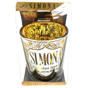 Albi Trblietavý svietnik zo skla na čajovú sviečku SIMONA, 7 cm