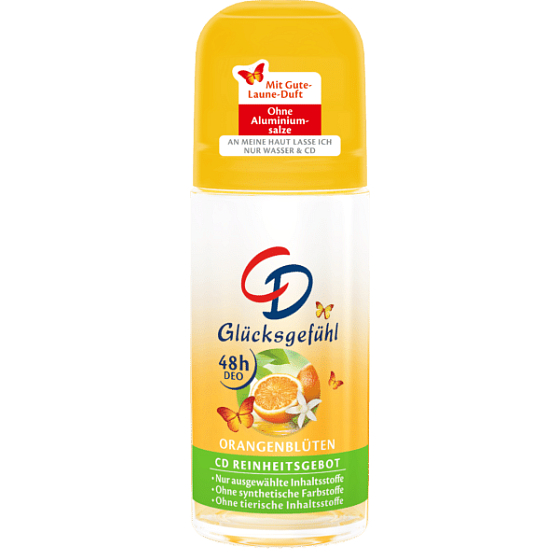 CD Orangenblüten - Pomarančový kvet guličkový antiperspirant dezodorant roll-on pre ženy 50 ml