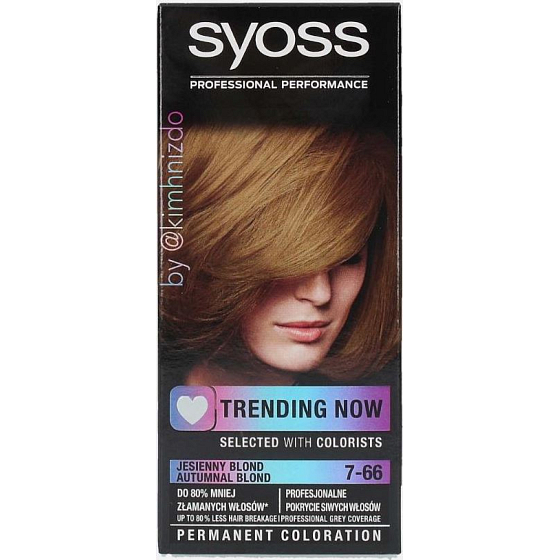 Syoss Trending Now farba na vlasy 7-66 Jesenné blond