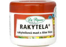 Dr. Popov Rakytela Rakytníková masť s Aloe Vera upokojuje, hydratuje normálnu aj vysušenú pokožku, vhodná aj na starostlivosť o jazvy, spáleniny a omrzliny 50 ml