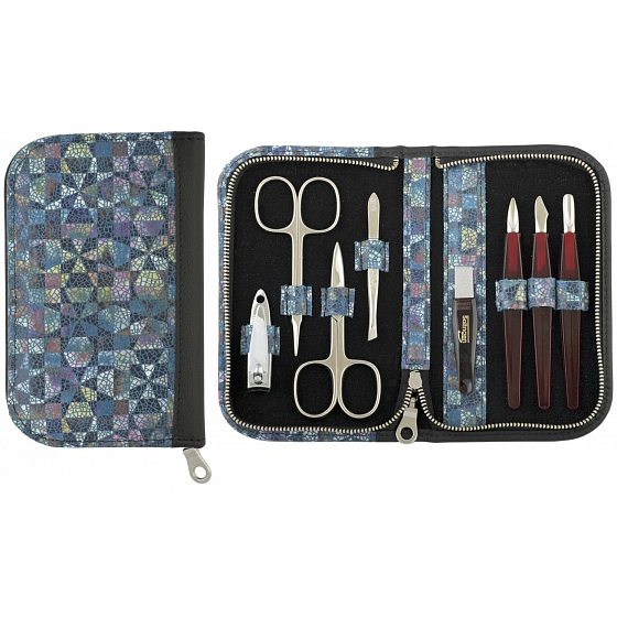 Dup Manikúra Jindra kožená 8 dielna vzor 230401-456