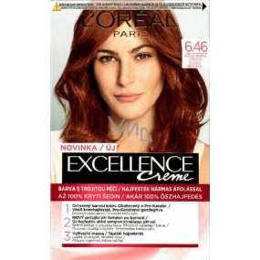 Loreal Paris Excellence Creme farba na vlasy 6.46 Svetlo medená červená