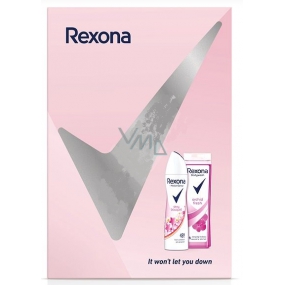 Rexona Sexy Bouquet antiperspirant dezodorant sprej pre ženy 150 ml + Orchid sprchový gél 250 ml, kozmetická sada