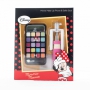 Disney Minnie Make Up Phone & Selfie Stick make-up paletka s krémovými tiene na oči, lesky na pery, a zrkadlom 2 g + ružová selfie tyč pre deti, kozmetická sada