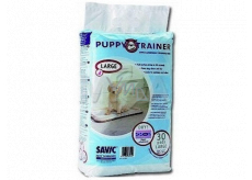 Savic Puppy Trainer Plienky, výchovné podložky pre šteňatá, skvele absorbujúci 60 x 45 cm 30 kusov