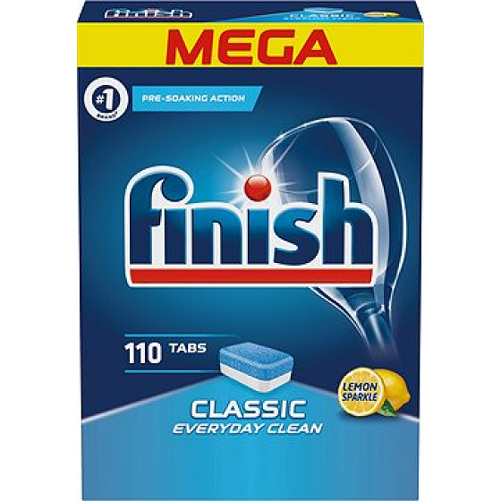 Finish Classic Lemon tablety do umývačky riadu 110 kusov