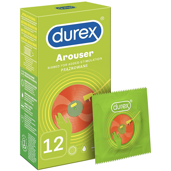 Durex Arouser kondóm, nominálna šírka 53 mm 12 kusov