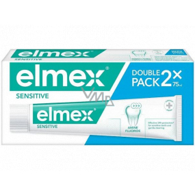 Elmex Sensitive zubná pasta s aminfluoridom 2 x 75 ml