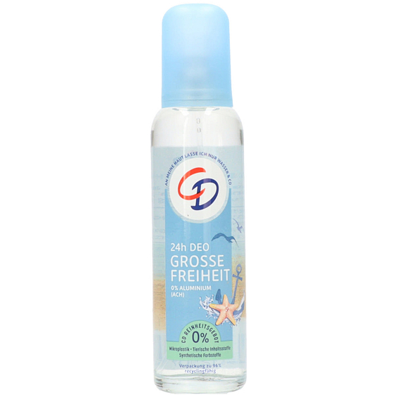 CD Grosse Freiheit - Čerstvý vietor telový deodorant sprej sklo 75 ml