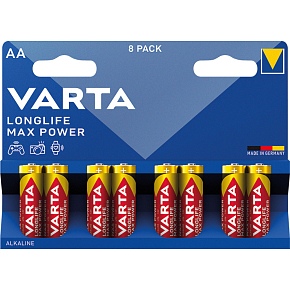 Varta Longlife Max Power AA tužkové batérie 8 ks