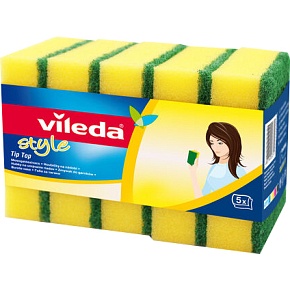 Vileda Tip Top hubka na riad, 5 ks