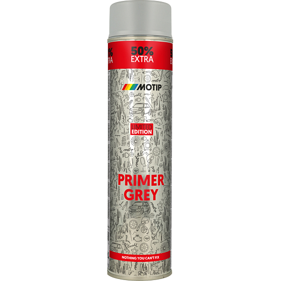 Motip Ralley základ pod farby, šedý, 600 ml