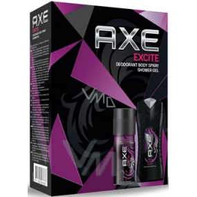 Axe Excite dezodorant sprej pre mužov 150 ml + sprchový gél 250 ml, kozmetická sada