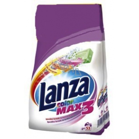 Lanza MAX3 Color prací prášok na farebnú bielizeň 4 kg