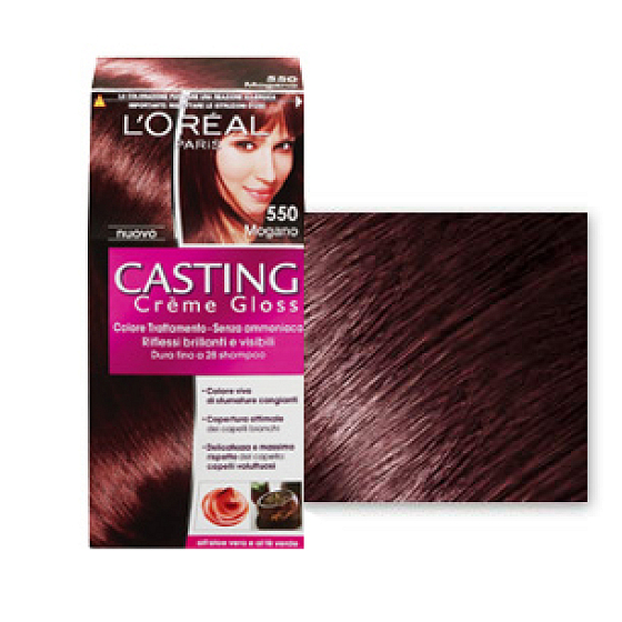 Loreal Paris Casting Creme Gloss Farba na vlasy 550 mahagónová