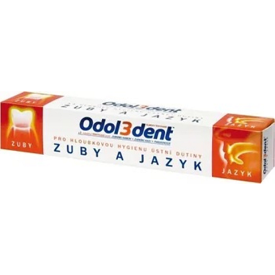 Odol3dent Zuby + Jazyk zubná pasta 75 ml
