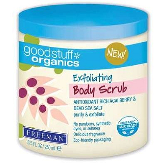 Freeman Feeling Beautiful Ovocie a soľ z Mŕtveho mora oživujúci telový peeling 250 ml
