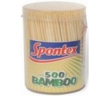 Spontex Špáradlá bambusové 500 kusov dóza