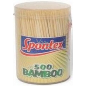 Spontex Špáradlá bambusové 500 kusov dóza