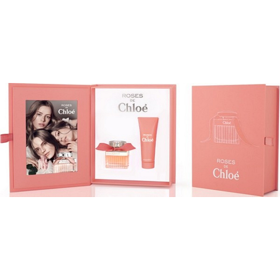 Chloé Roses de Chloé toaletná voda 50 ml + telové mlieko 75 ml, darčeková súprava