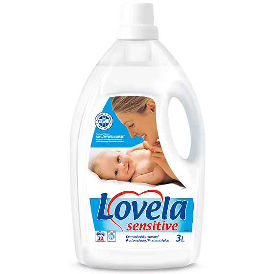 Lovela Sensitive tekutý prací prostriedok 3 l