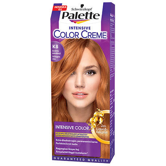 Palette Intensive Color Creme farba na vlasy odtieň K8 Svetle medený