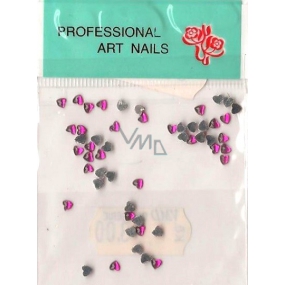 Professional Art Nails ozdoby na nechty kamienky srdiečka ružové 1 balenie