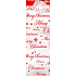 Nekupto Darčeková papierová taška na fľašu 33 x 10 x 9 cm Merry Christmas 553 30 ALH