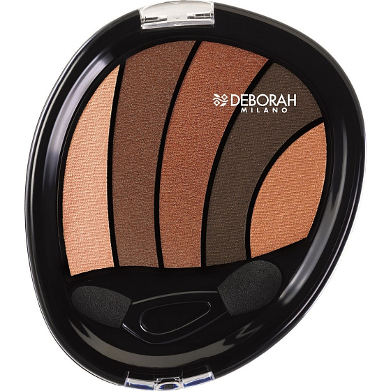 Deborah Milano Perfect Smokey Eye Palette paletka 5 očných tieňov 01 Bronze 5 g