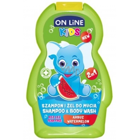 On Line Kids Melón 2v1 sprchový gél a šampón 250 ml