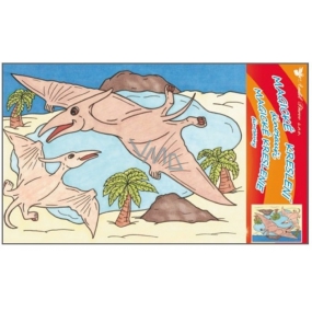 Maľovanie vodou dinosaury č.5 28 x 21 cm