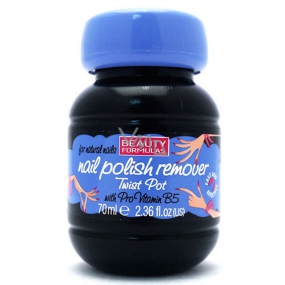 Beauty Formulas Nail Polish Remover odlakovač na nechty s hubkou 70 ml