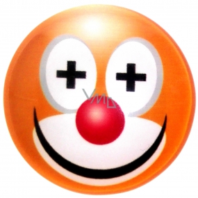 Nekupto Magnet Emoji Smajlík koliesko oranžový 4 cm