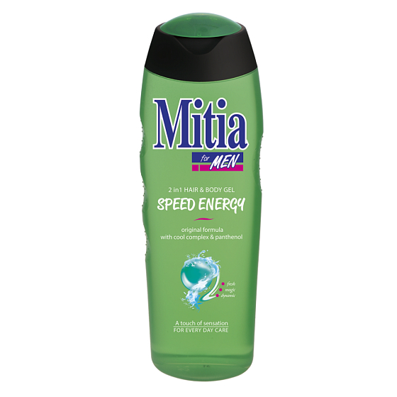 Mitia Men Speed Energy 2v1 sprchový gél a šampón na vlasy 750 ml