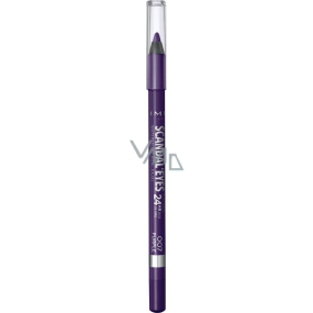 Rimmel London Scandaleyes Kohl Kajal tvoděodolná úzka na oči 007 Purple 1,3 g