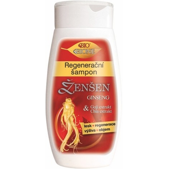 Bione Cosmetics Ženšen regeneračný šampón pre všetky typy vlasov 260 ml