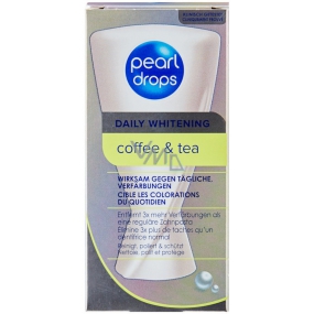 Pearl Drops Coffee & Tea bieliaca zubná pasta proti tmavým škvrnám s fluoridom 50 ml